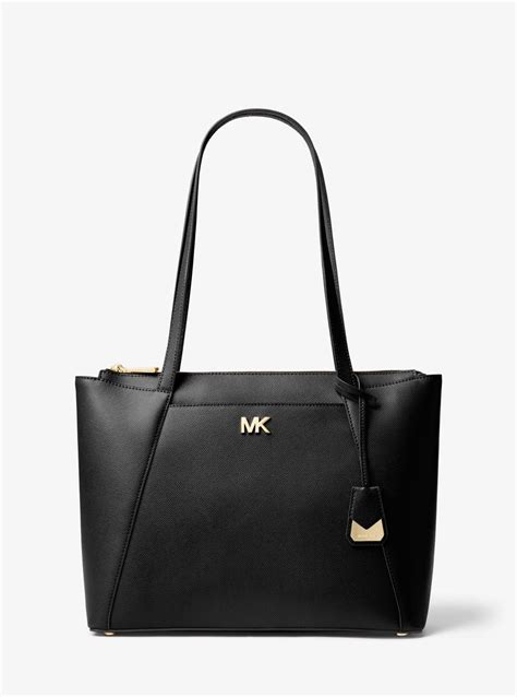 michael kors maddie tote|Maddie Medium Leather Tote by Michael Kors .